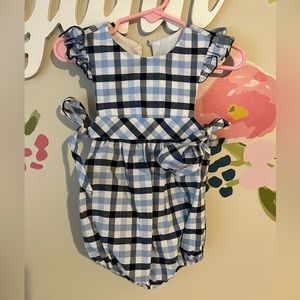 Blue Classic Whimsey summertime bubble. 12m. Like new.